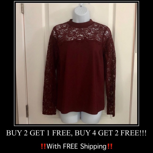 Express Tops - Express Crew Neck Blouse